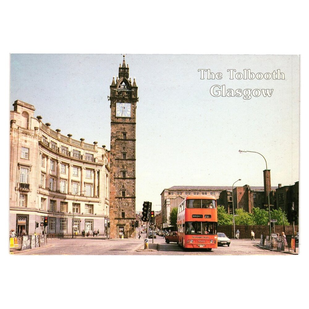 Tolbooth Glasgow Vintage Postcard Whiteholme Of Dundee Mint Unused Collectible